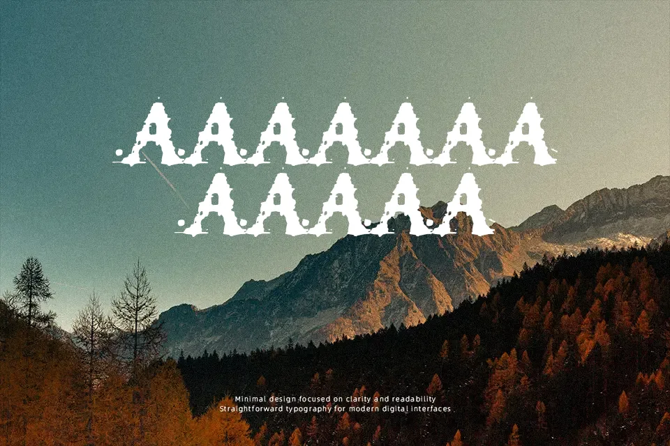 Petrra fam Font Font Preview for Dramatic Poster
