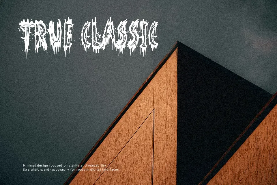 Phantom Ghost Font Display Font Preview for Poster