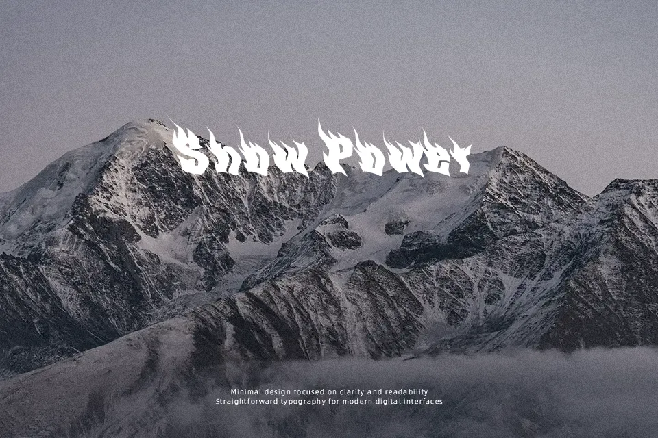 Phoenix Font Font Preview for Dramatic Logo