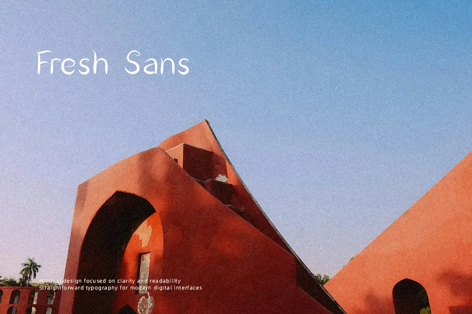 Photography Font Font Preview for Modern Logo