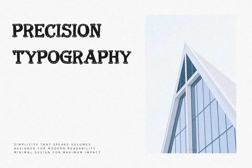 Pickpocket School Font Sans Serif Font Preview for Poster