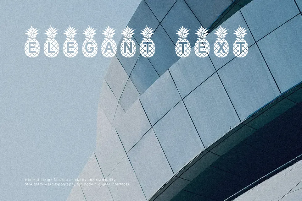 Pineapple Mono Font Font Preview for Branding