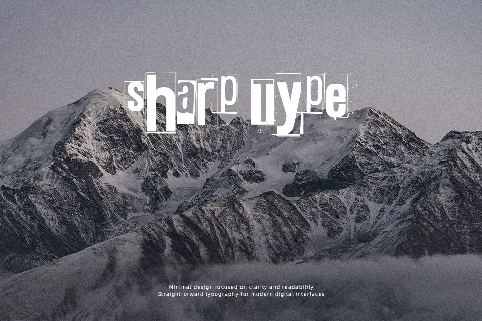 Pink Font Sans Serif Font Preview for Branding