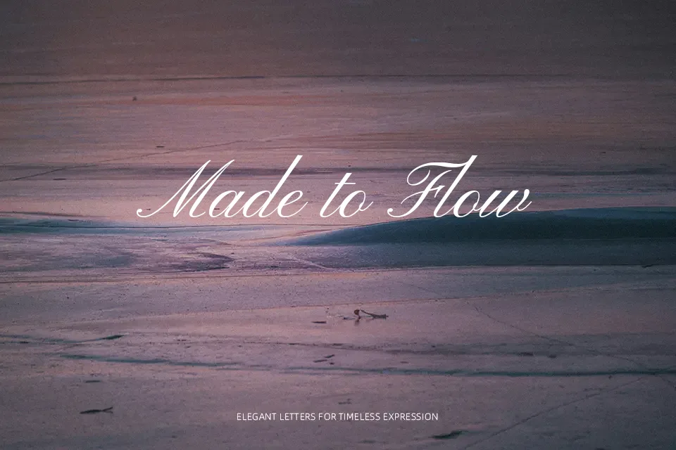 Pinyon Script Font Calligraphy Font Preview for Restaurant