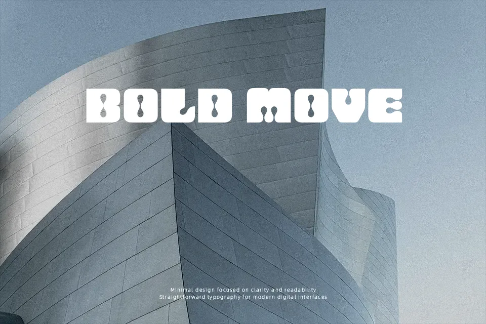 Pioppo Font Geometric Font Preview for Packaging