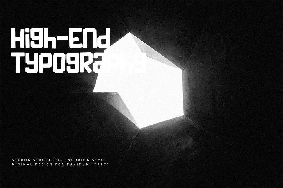 Pixel Craft Font Display Font Preview for Headline