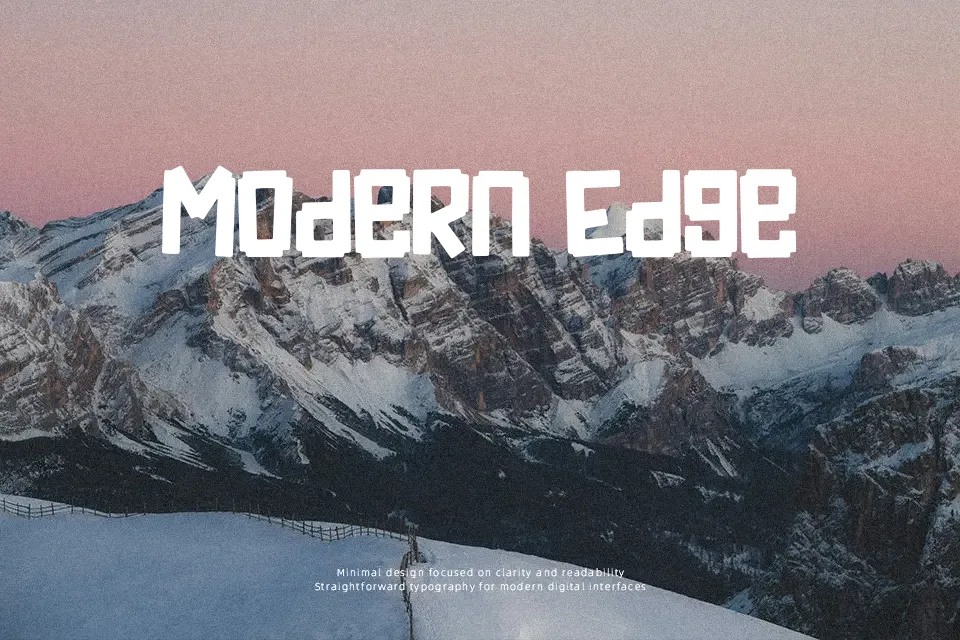 Pixel Craft Font Font Preview for Tech Headline
