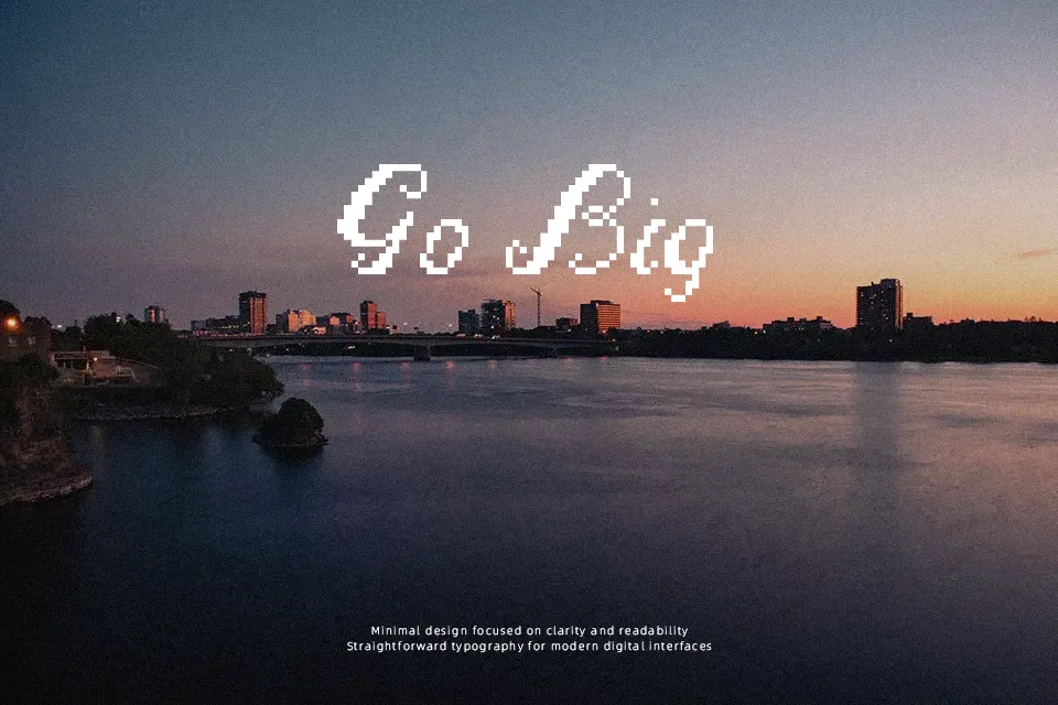 Pixel Script Font Font Preview for Dynamic Mood