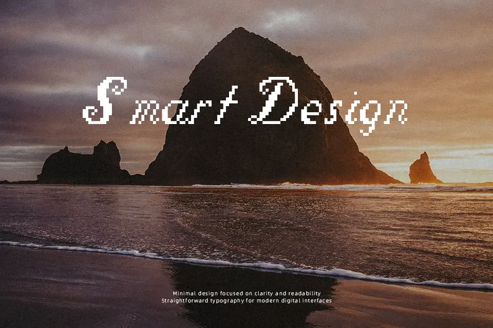 Pixel Script Font Script Font Preview for Headline