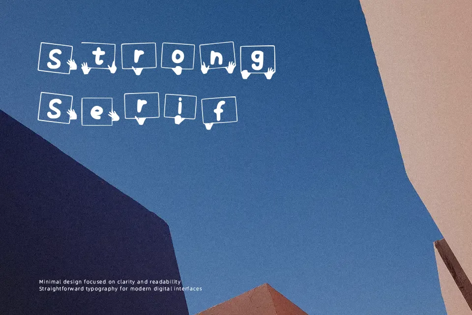 Play Sign Font Font Preview for Cute Logo