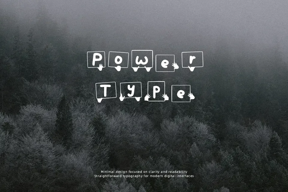 Play Sign Font Display Font Preview for Poster