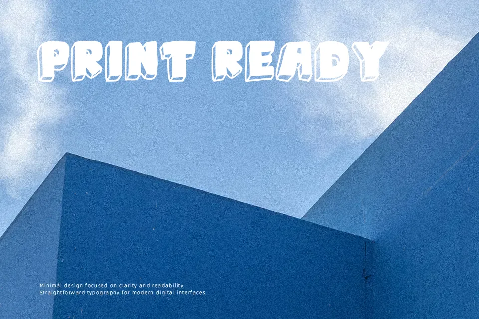 Playful Boxes Font Font Preview for Dynamic Poster