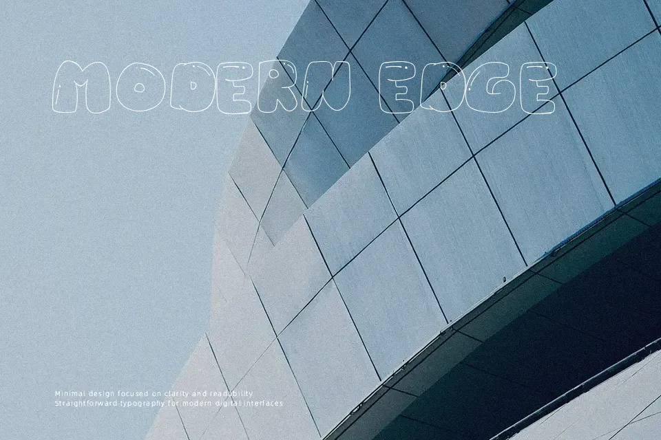 Playful Swollen Font Font Preview for Soft Mood