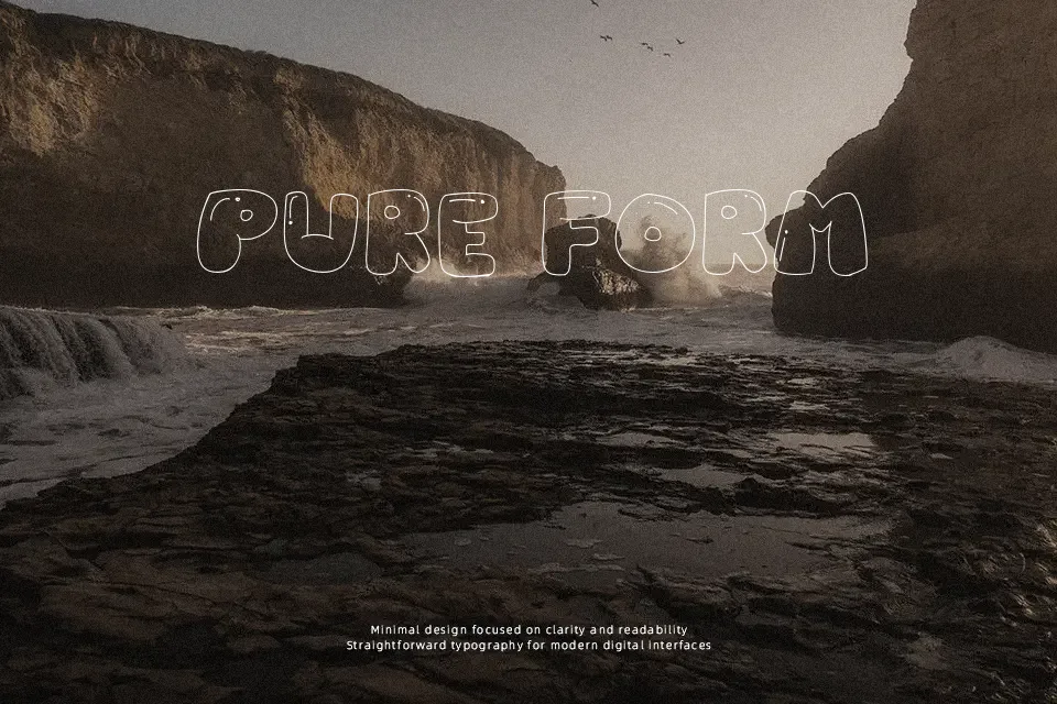 Playful Swollen Font Font Preview for Friendly Mood