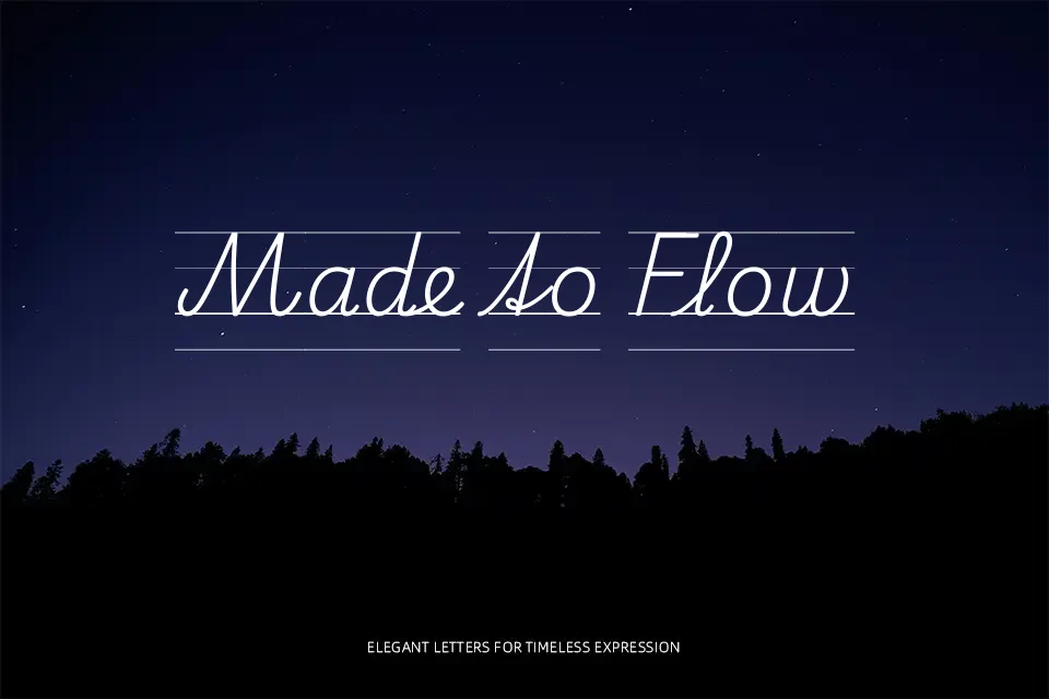 Playwrite DE SAS Guides Font Font Preview for Poster