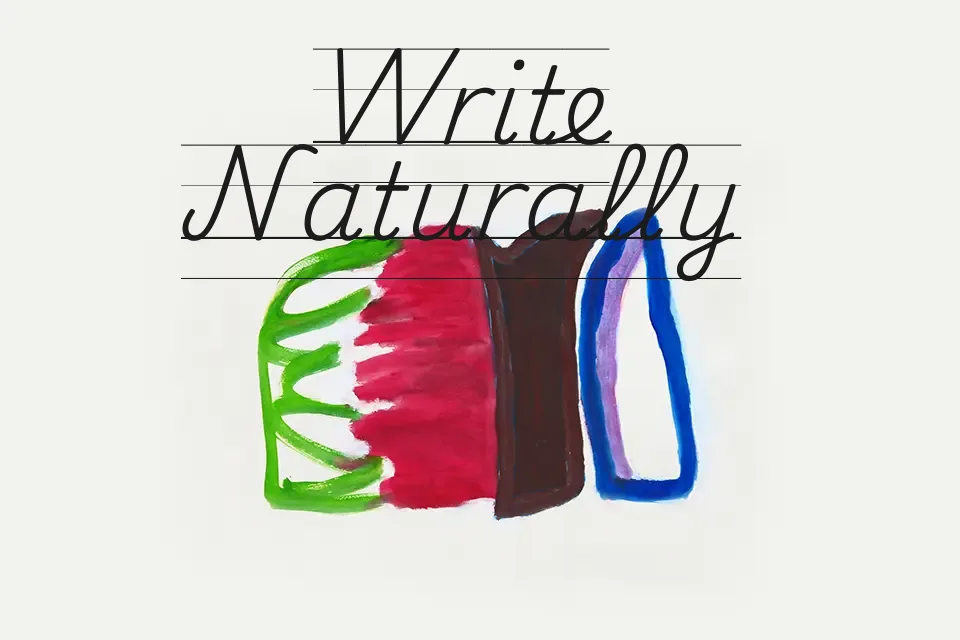 Playwrite DK Loopet Guides Font Handwritten Font Preview for Editorial