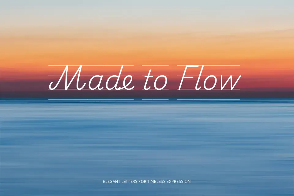 Playwrite DK Uloopet Guides Font Font Preview for Clean Headline