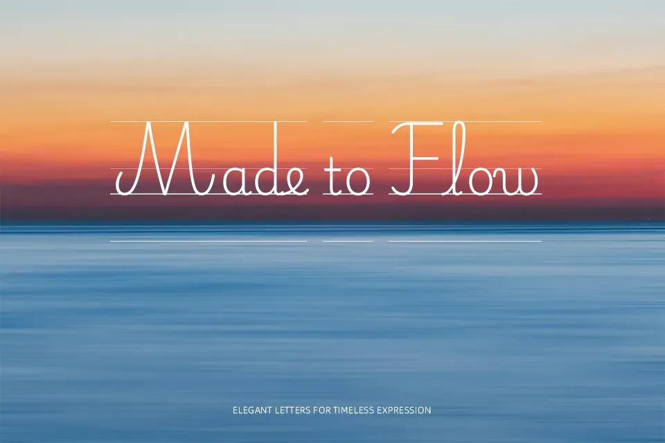Playwrite FR Trad Guides Font Font Preview for Creative Poster