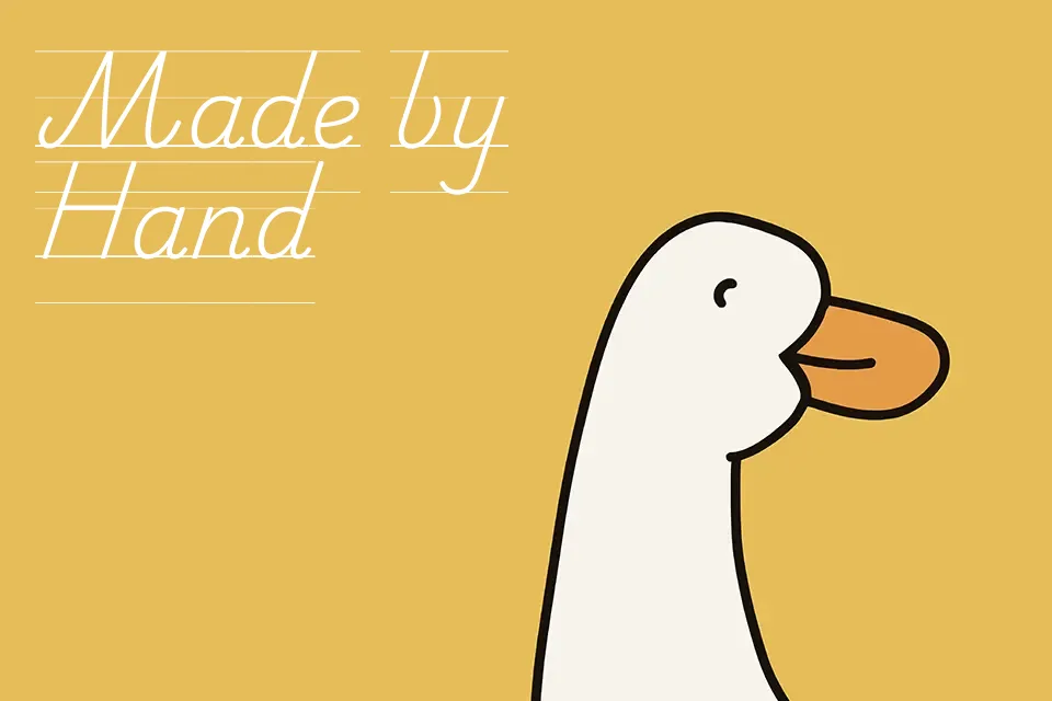 Playwrite NO Guides Font Handwritten Font Preview for Social Media