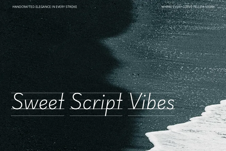 Playwrite NZ Basic Guides Font Handwritten Font Preview for Poster