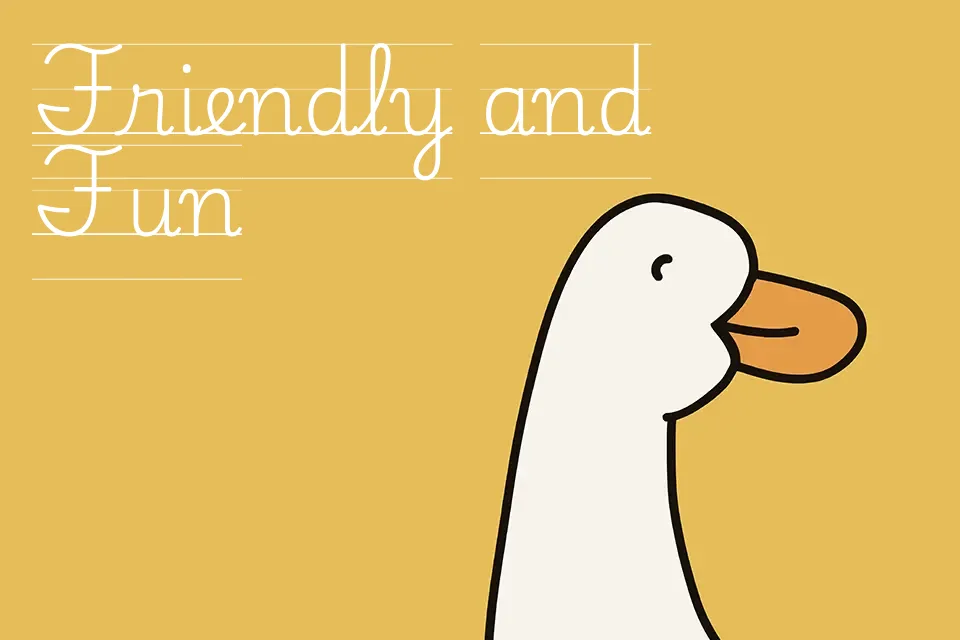 Playwrite PE Guides Font Font Preview for Playful Website