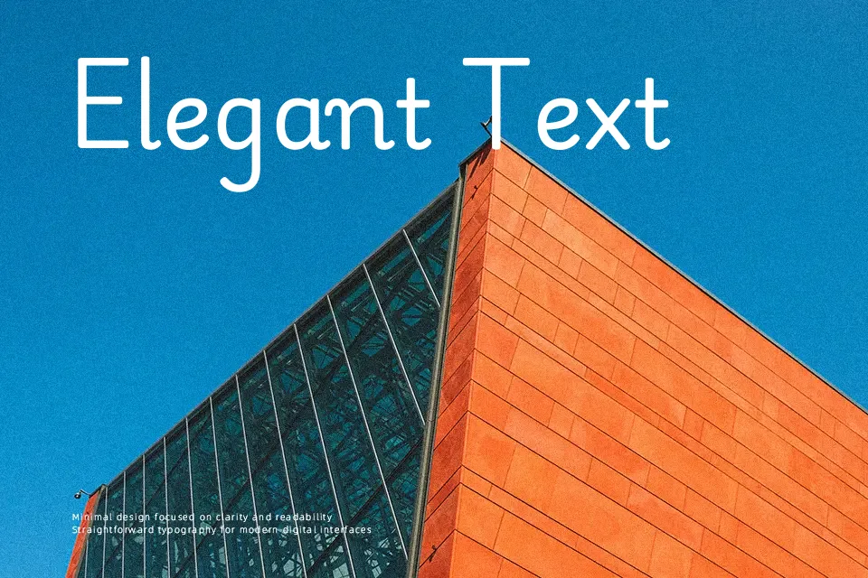 Playwrite US Modern Font Font Preview for Calm Editorial