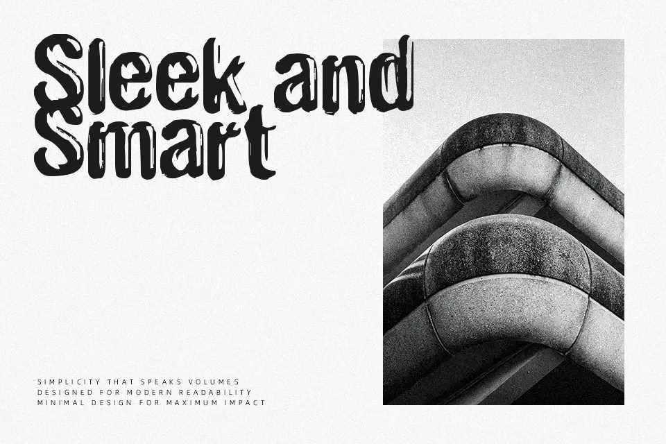 Plekkmees 2 Font Font Preview for Masculine Poster