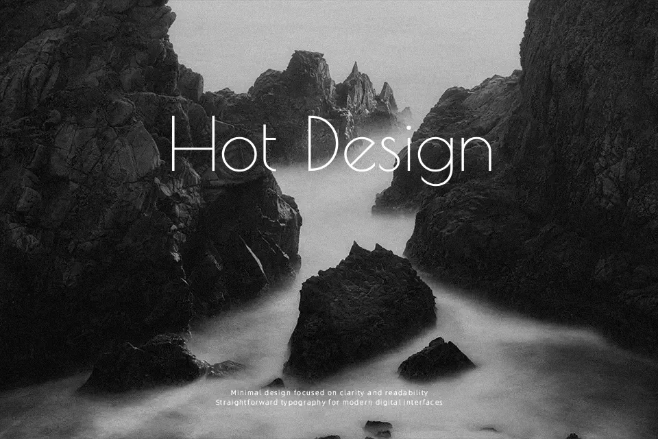Poiret One Font Decorative Font Preview for Poster