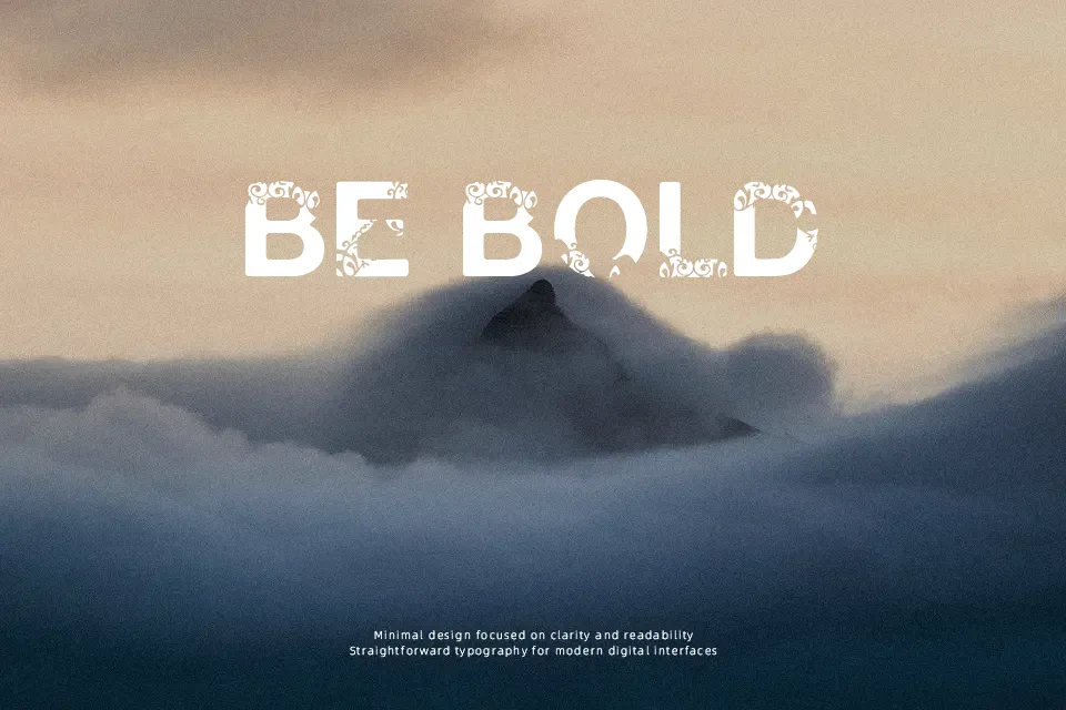 Polar Shift Font Geometric Font Preview for Packaging