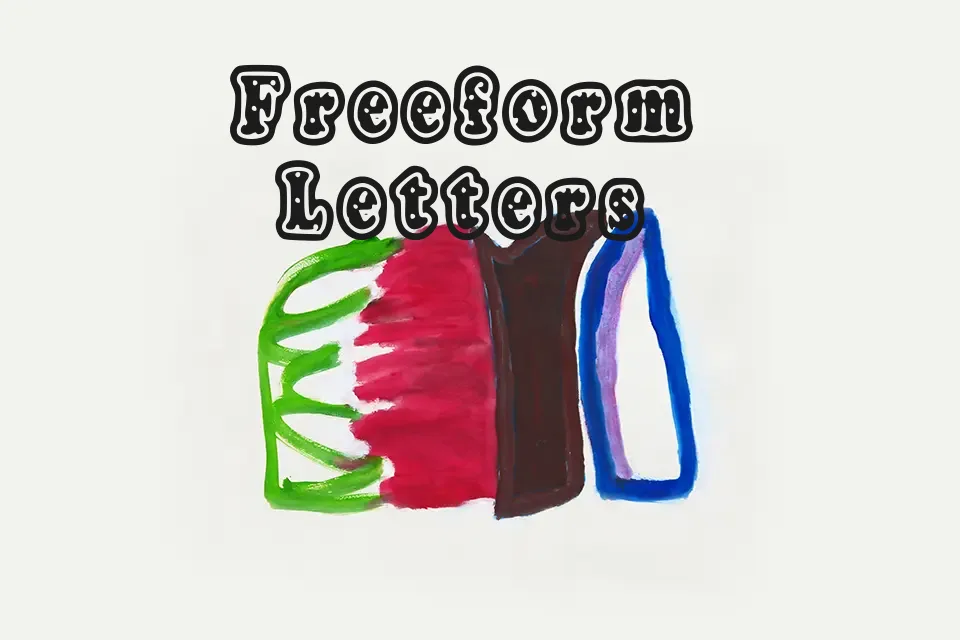 Polka Letter Stamp Font Font Preview for Cute Mood