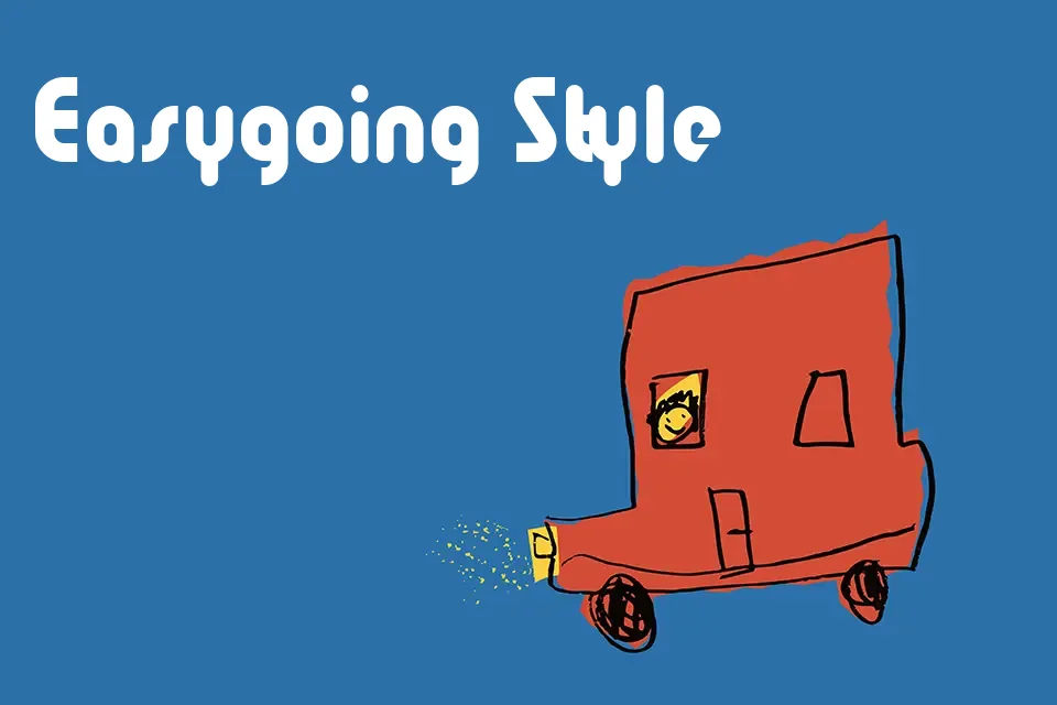 Pollyanna Font Font Preview for Warm Mood