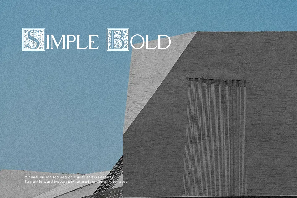 Pompei Font Decorative Font Preview for Editorial