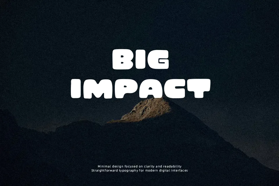 Pop Core Font Font Preview for Bold Poster