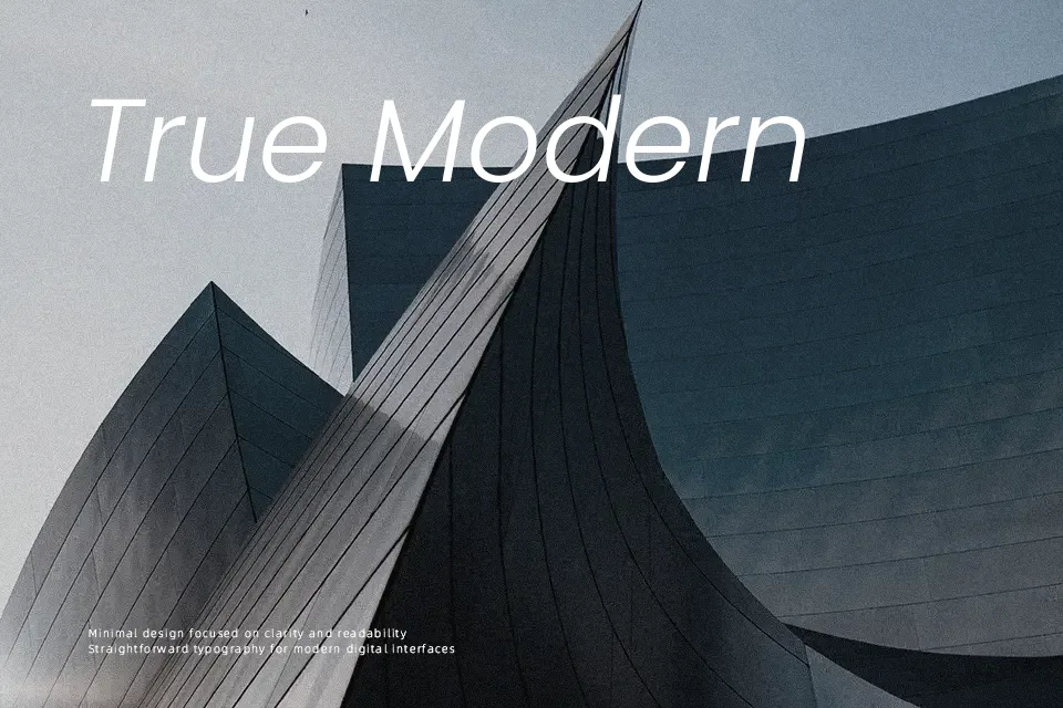 Poppins Font Geometric Font Preview