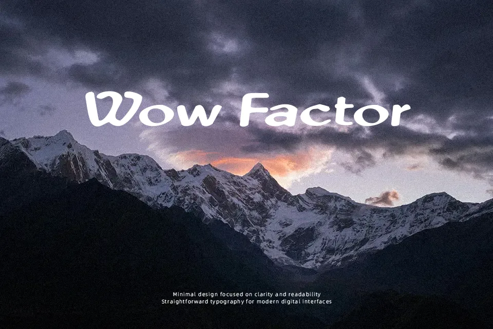PopUp Font Cartoon Font Preview for 3D