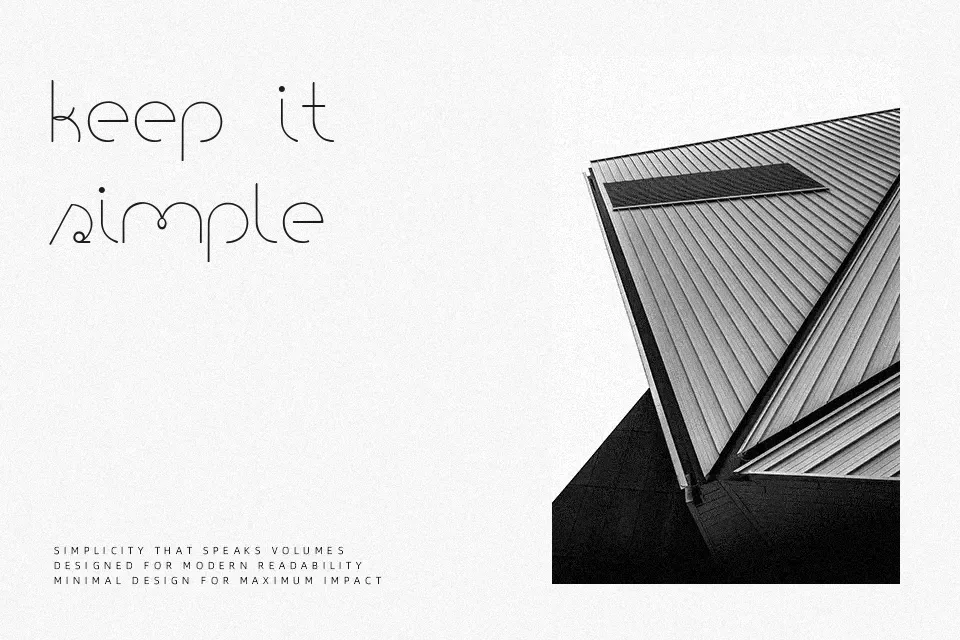 Portatil Font Geometric Font Preview for UI Design