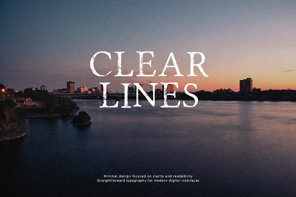 Portmanteau Font Decorative Font Preview for Headline