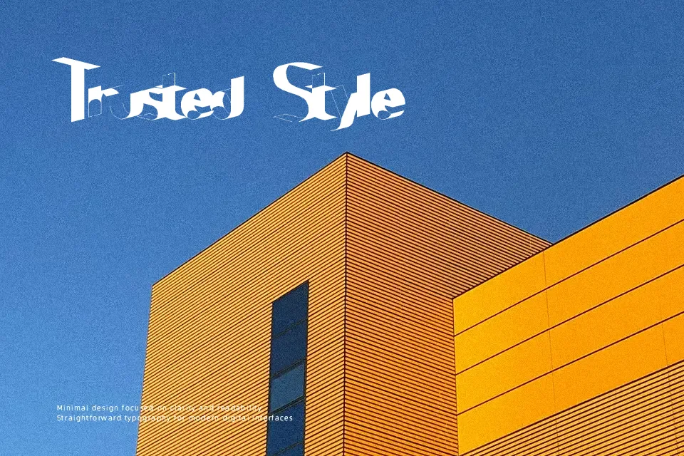 Poser Font Font Preview for Retro Mood