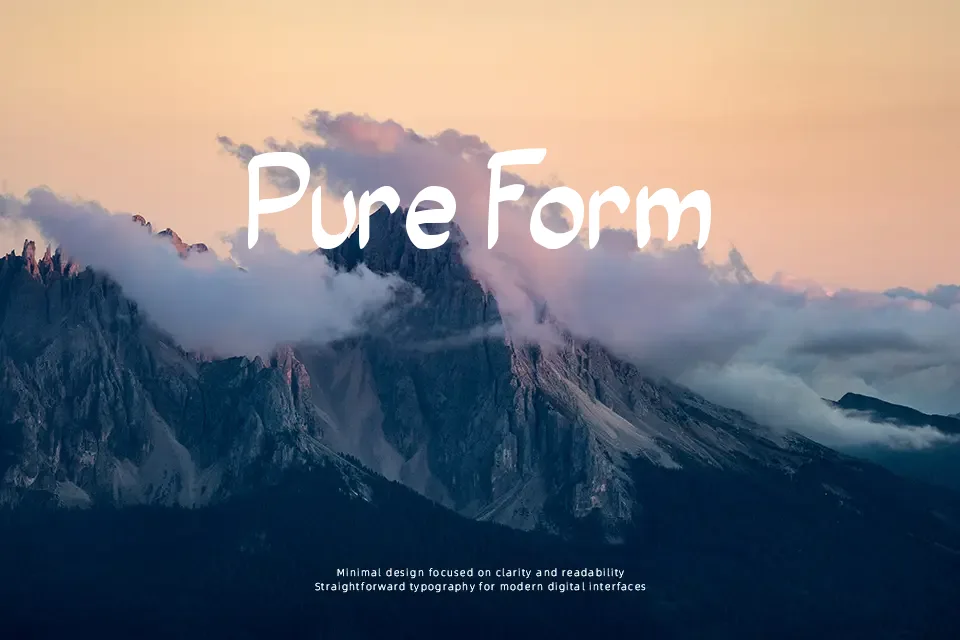Post Human Font Font Preview for Dynamic Poster