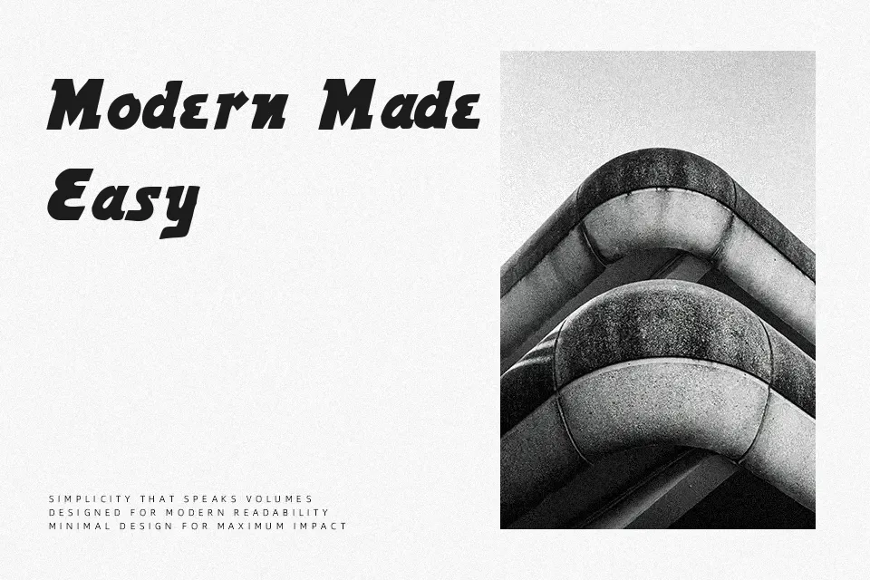 Power Font Font Preview for Tech Poster