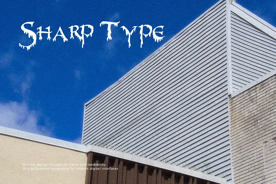 PR Uncial Creepy Font Display Font Preview