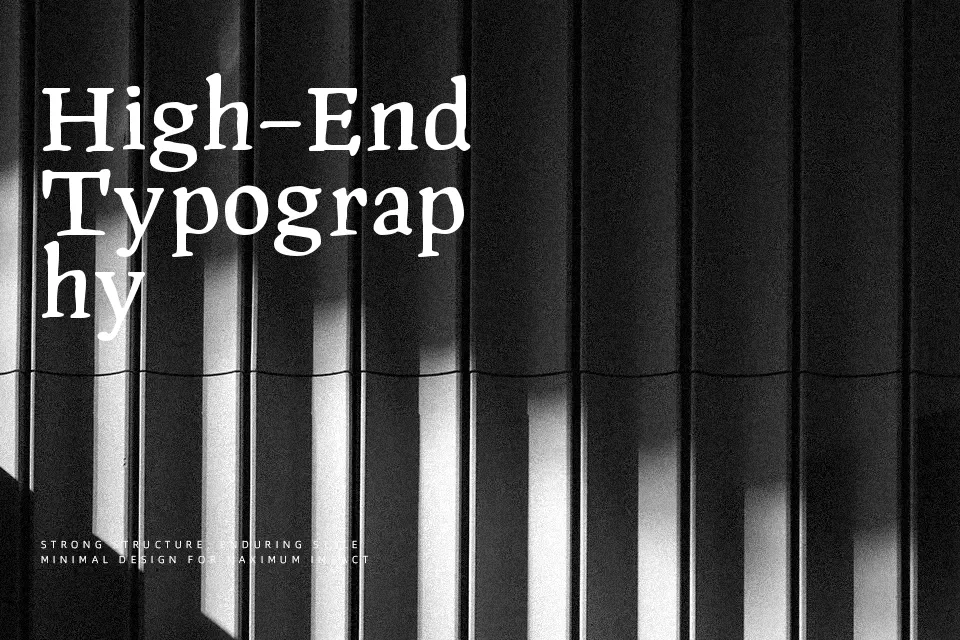 PragRoman Font Decorative Font Preview for Poster