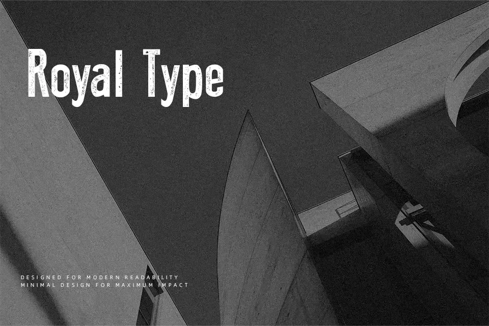 Press Style Font Font Preview for Retro Poster