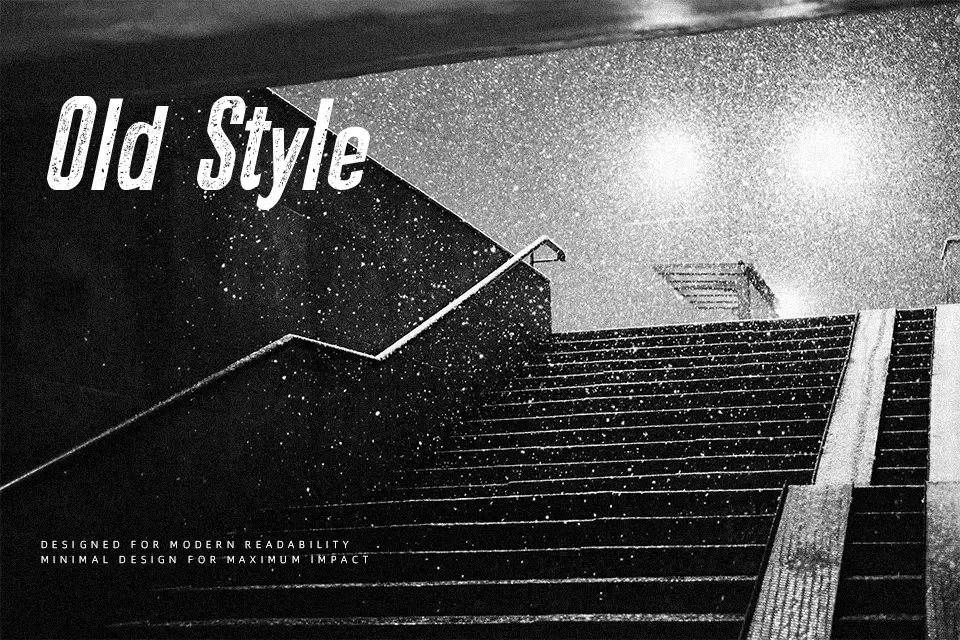 Press Style Font Font Preview for Vintage Packaging