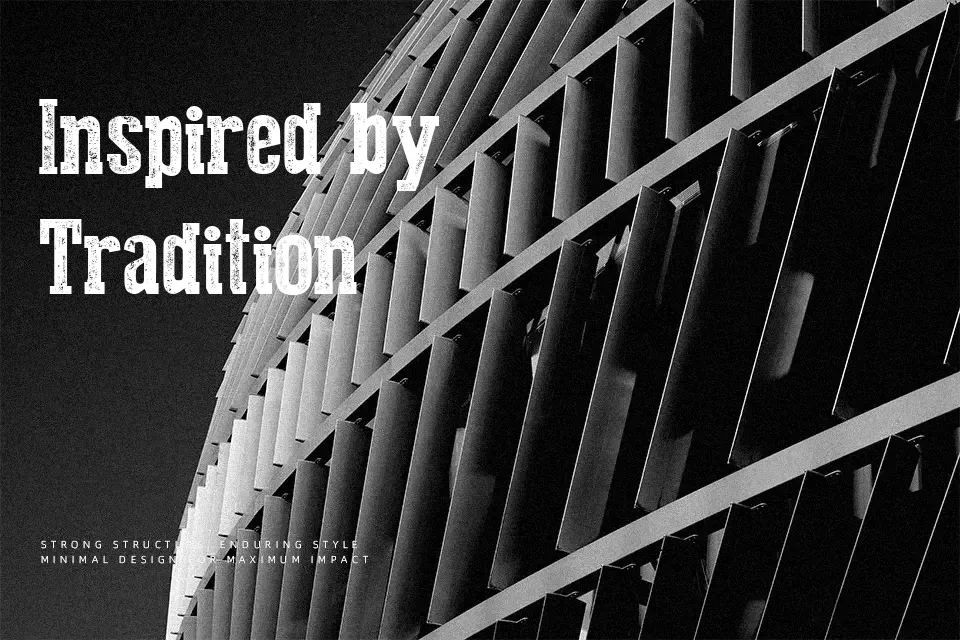 Press Style Serif Font Display Font Preview for Headline