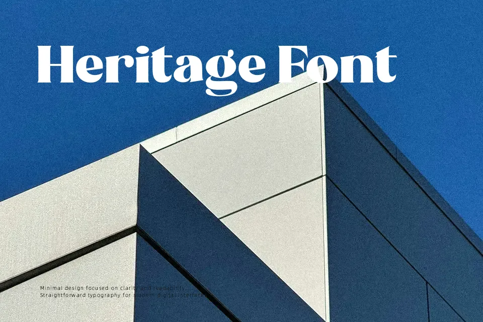 Prima Font Display Font Preview for Poster