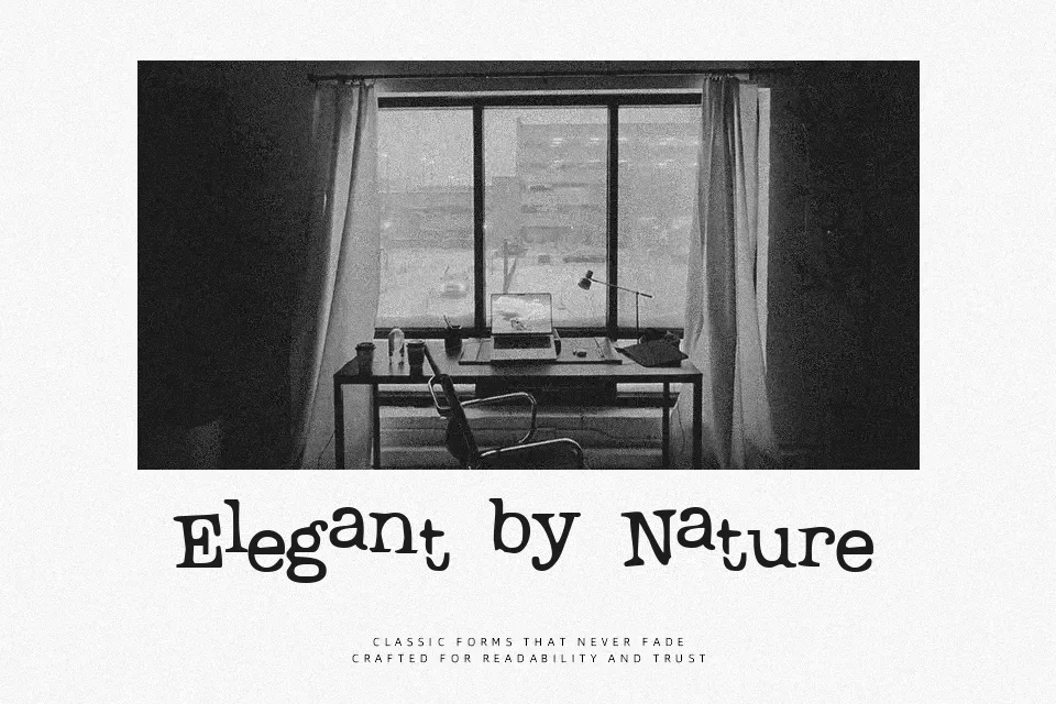 Problem Secretary Font Font Preview for Grunge Packaging