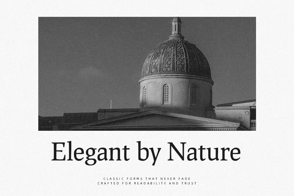 Prociono Font Font Preview for Classic Editorial