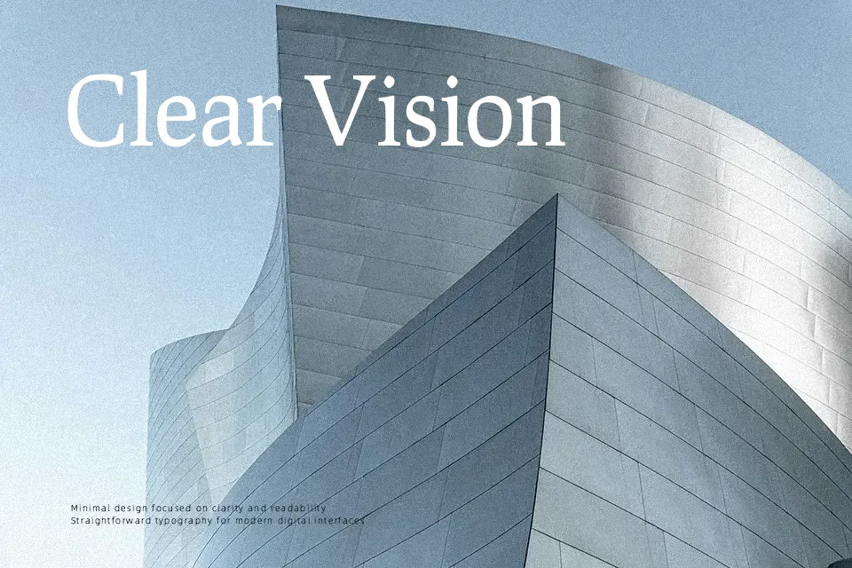 Prociono Font Font Preview for Clean Editorial