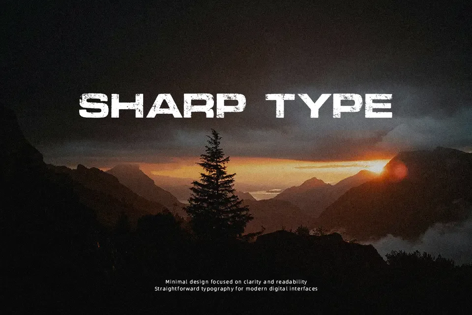 Progress Font Font Preview for Grunge Headline